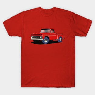 Chevrolet C10 Pickup in Red T-Shirt